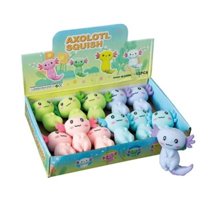 12 x Squishy Axolotls 12cm