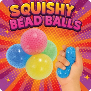 12 x Squishy Bead Balls 7cm