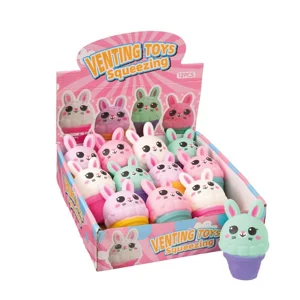 12 x Squishy Bunny Ice Creams 10cm