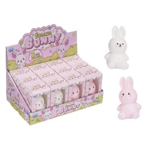 12 x Squeezy Bunny Toys 10cm