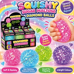 12 x Squishy Sugar Maltose Diamond Balls