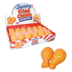 12 x Squishy Fried Chicken Drumsticks 5cm