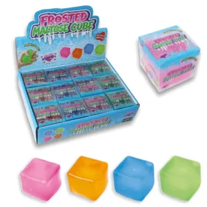 12 x Squishy Frosted Maltose Cubes 5cm