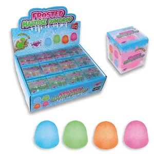 12 x Squishy Frosted Maltose Gumdrops 7cm