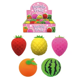 12 x Squishy Fruit Balls 5cm