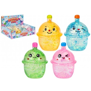 12 x Squishy Glitter  Maltose Sugar Bubble Tea