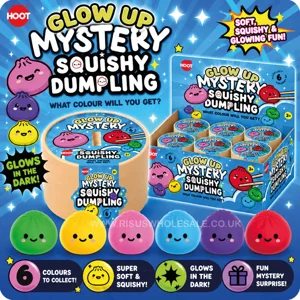 12 x  Squishy Glow Up Mystery Dumplings 8.5cm