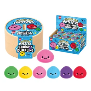 12 x  Squishy Glow Up Mystery Dumplings 8.5cm