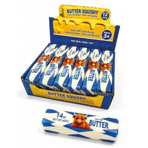 12 x Squishy Highland Cow Butter 4oz