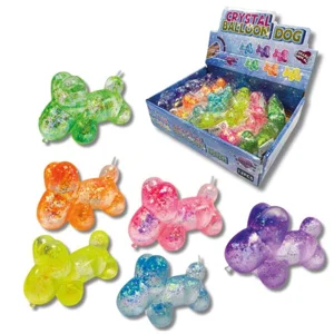 12 x Squishy Maltose Balloon Dogs 9.5cm