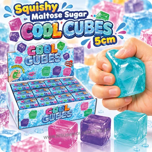12 x Squishy Maltose Cool Cubes 5cm