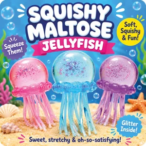 12 x Squishy Sugar Maltose Jellyfish