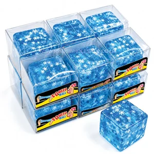 12 x Squishy Maltose Sugar Snowflake Cubes