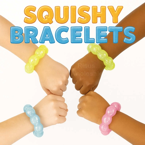 12 x Squishy Maltose Sugar Bobbly Bracelets