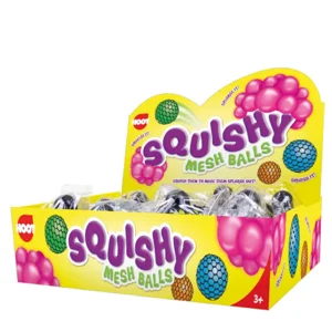 12 x Squishy Mesh Balls 6cm