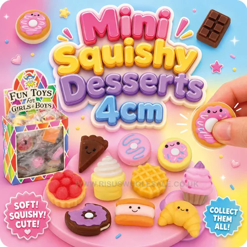 84 x Mini Squishy Desserts