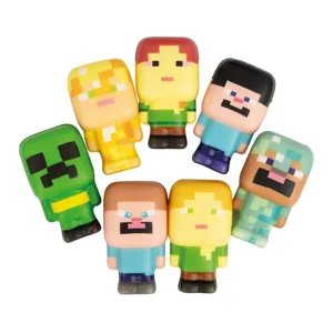 60 x Squishy Minecraft Figures 9cm