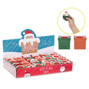 24 x Pop Out Squishy Santa