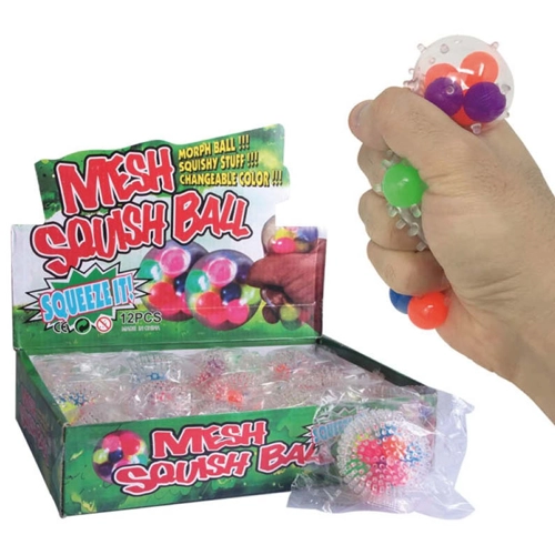 12 x Squishy Spiky DNA Squeeze Balls