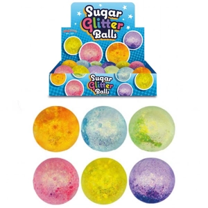 12 x Squishy Sugar Maltose Glitter Balls 7cm