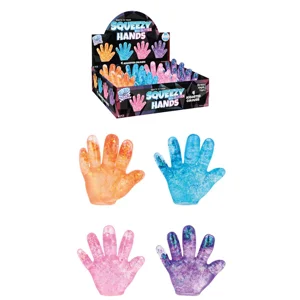12 x Squishy Maltose Sugar Hands 10cm