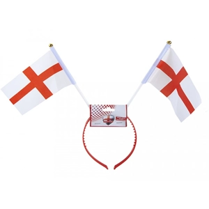 24 x England Flag Head Boppers