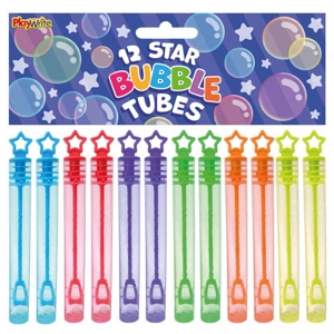 12 x Star Bubble Tubes 12pk