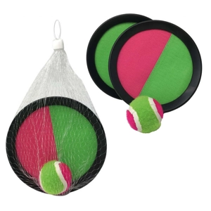 12 x Velcro Catch Ball Paddle Games