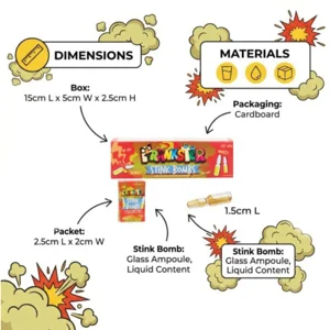 72 x Stink Bombs 3pk