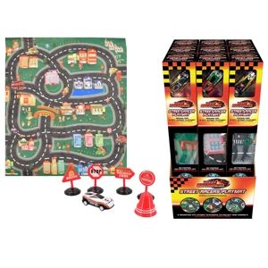 9 x Play Mat & Vehicle Playset