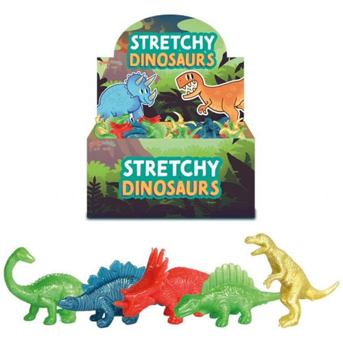 48 x Stretchy Dinosaurs 7cm