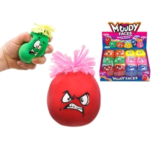 12 x Squeeze Smiley Face Stress Toys