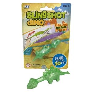 24 x Stretchy Slingshot Dinosaurs 11cm