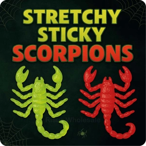 24 x Super Stretchy Sticky Scorpions