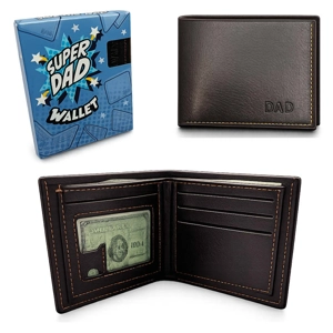12 x Faux Leather Dad Wallets