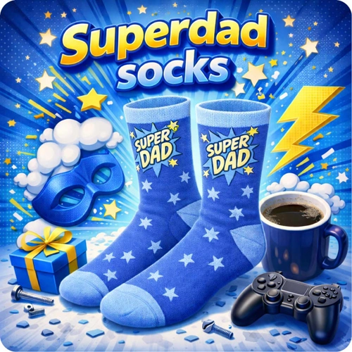 12 x Superdad Socks