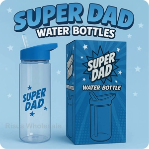 24 x Superdad Father's Day Water Bottles