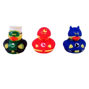 12 x Super Hero Rubber Ducks