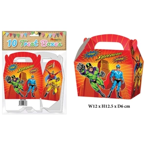 100 Super Hero Treat Boxes