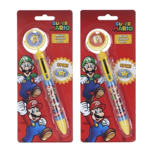 12 x Super Mario Multi Colour Pens