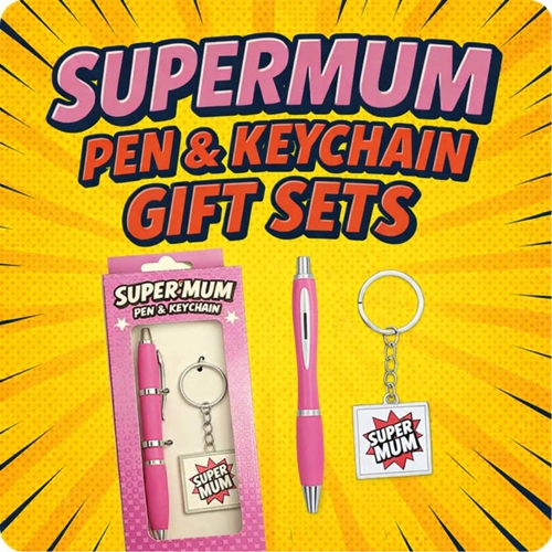 12 x Mothers Day Pen and Keychain Giftsets