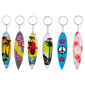 12 x Surfboard Keyrings
