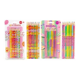 12 x Swizzels Scented Colouring Pencils 8pk