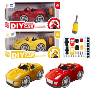 6 x Take Apart Toy Sports Cars
