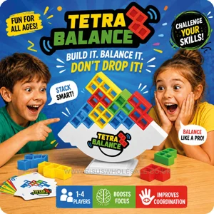 6 x Tetra Block Balancing Games