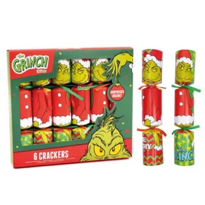 12 x Boxes Of 6 The Grinch Christmas Crackers