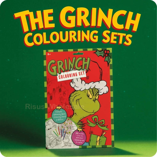 8 x The Grinch Colouring Sets