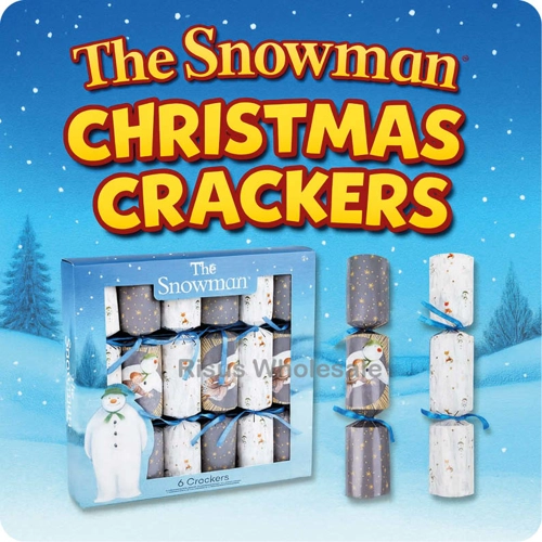 12 x The Snowman Christmas Crackers 6pk