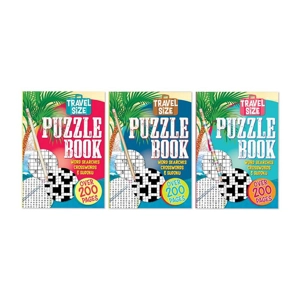 12 x Travel Size Puzzle Books