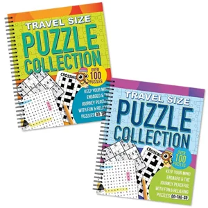 12 x Travel Size Puzzle Collection Books